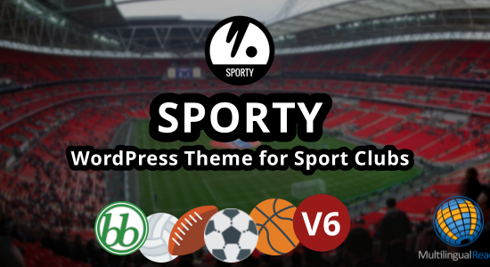 SPORTY-Responsive WordPress Theme for Sport Clubs