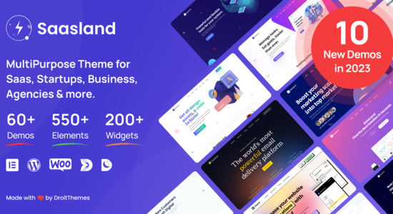 Saasland - Saas, Startup, Technology & IT Solutions WordPress Theme