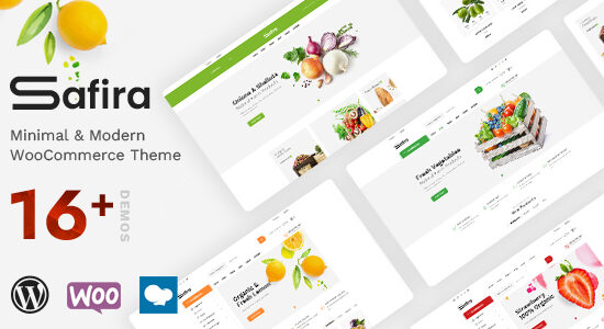 Safira - Chủ đề WordPress WooCommerce về Thực phẩm & Hữu cơ