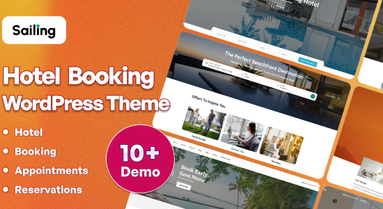 Sailing - Hotel WordPress Theme