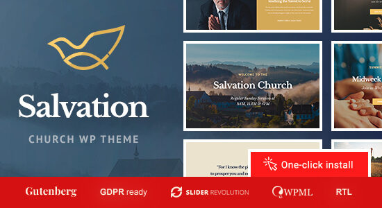 Salvation - Church & Religion WP Theme