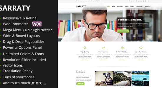 Sarraty - Business Theme