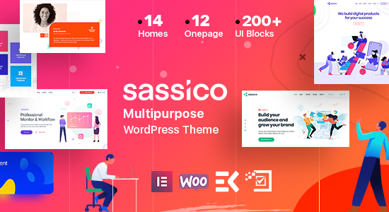 Sassico - Saas Startup Multipurpose WordPress Theme