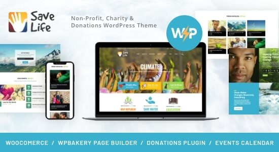 Save Life | Chủ đề WordPress phi lợi nhuận, từ thiện và quyên góp