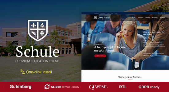 Schule - School & Education WordPress Theme with LMS