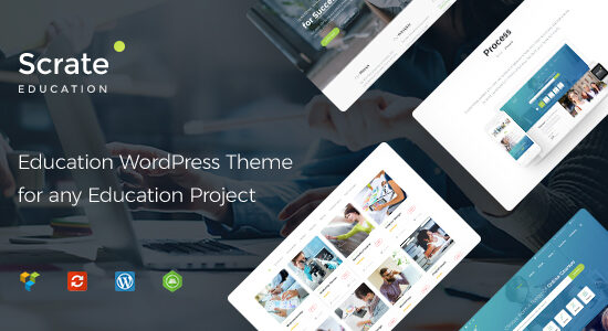 Scrate - Education and Teaching Online Courses WordPress Theme