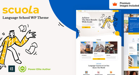 Scuola - Language School WordPress Theme