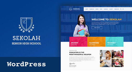 Sekolah - Chủ đề WordPress Trường trung học phổ thông