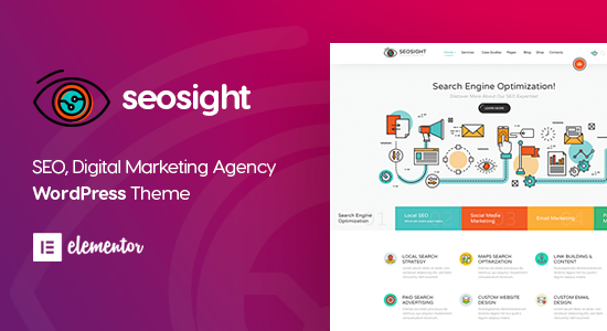 Seosight - Digital Marketing Agency WordPress Theme