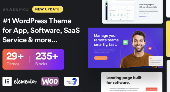 ShadePro - Multi-Purpose WordPress Theme