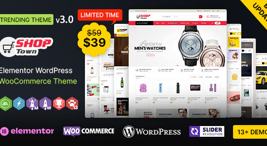 ShopTown WP - Chủ đề WooCommerce đa năng Elementor