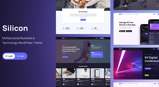 Silicon - Multipurpose Technology WordPress Theme