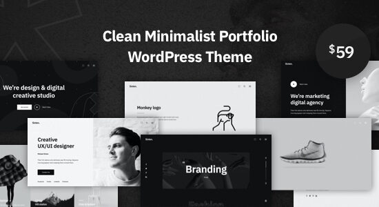 Sixten - Chủ đề WordPress Portfolio tối giản