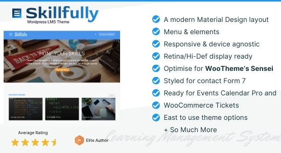 Skillfully - A Learning Management System (LMS) Theme