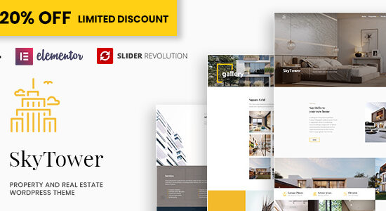 SkyTower - Real Estate and Construction WordPress Theme