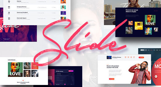 Slide - Music WordPress Theme