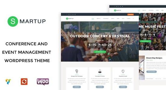 Smart Up - Chủ đề WordPress Quản lý sự kiện và hội nghị