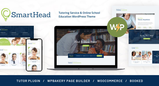 SmartHead | Tutoring Service & Online School Education WordPress Theme