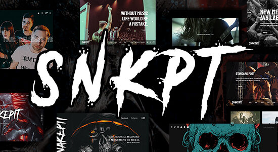 Snakepit - Một chủ đề WordPress về nhạc Rock và Metal