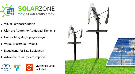 Solar Energy - Wind & Power Company WordPress Theme