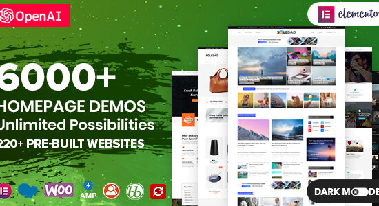 Soledad – Multipurpose, Newspaper, Blog & WooCommerce WordPress Theme