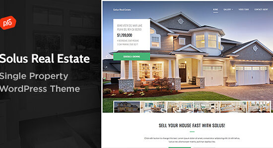 Solus - Single Property WordPress Theme