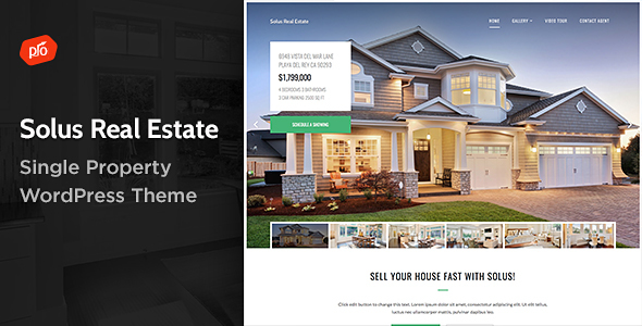 Solus - Single Property WordPress Theme