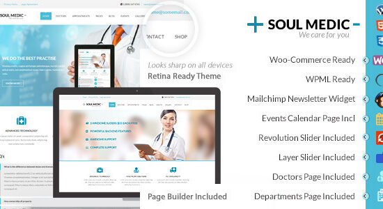 SoulMedic | Hospital & Doctor WordPress Theme