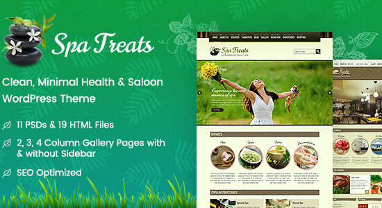 Spa Treats - Wellness WordPress