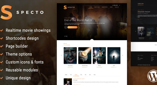 Specto - Chủ đề WordPress điện ảnh