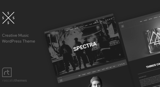 Spectra - Music Theme for WordPress