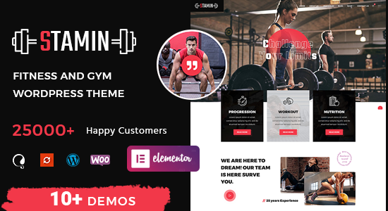 Stamin - Fitness and Gym WordPress Theme