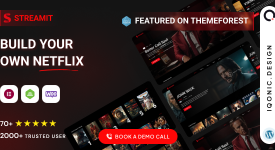 Streamit 3.0 | Video Streaming WordPress Theme + RTL