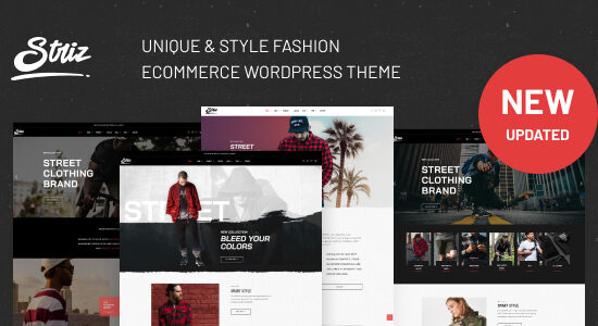 Striz - Fashion Ecommerce WordPress Theme