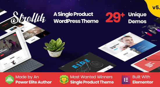 Strollik - Single Product WooCommerce WordPress Theme