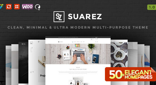 Suarez - Clean, Minimal & Modern Multi-Purpose WordPress Theme