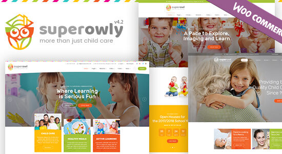 SuperOwly - Chủ đề WordPress cho trẻ em