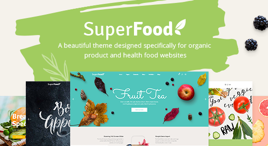 Superfood - Organic Food Products Theme