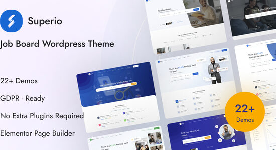 Superio – Job Board WordPress Theme