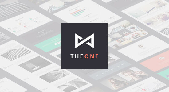 THEONE - Chủ đề WordPress Onepage Parallax