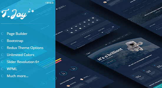 T.Joy - Astronomy WordPress Theme