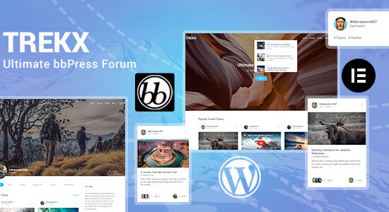 TREKX - bbPress Forum Outdoor Community WordPress Theme