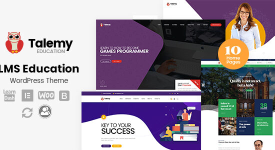 Talemy - LMS Education WordPress Theme