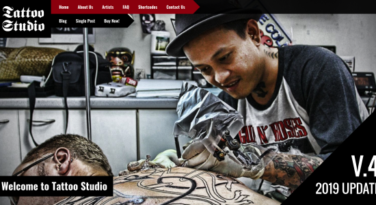 Tattoo Studio - Chủ đề WordPress đáp ứng