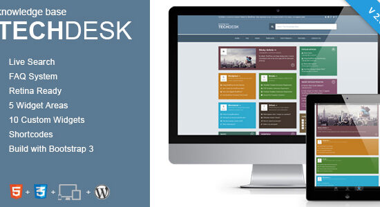 TechDesk - Responsive Knowledge Base/FAQ Theme