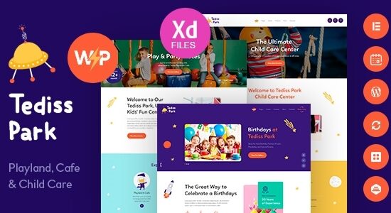 Tediss | Chủ đề WordPress cho Khu vui chơi & Trung tâm chăm sóc trẻ em