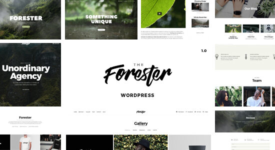 The Forester - Creative Portfolio Clean WordPress Theme