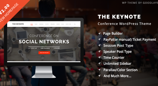 The Keynote - Conference / Event WordPress