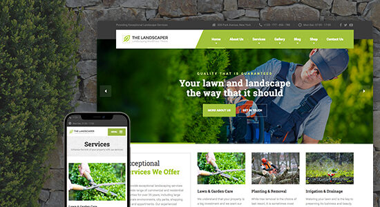 The Landscaper - Lawn & Landscaping WP Theme