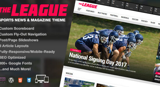 The League - Sports News & Magazine WordPress Theme